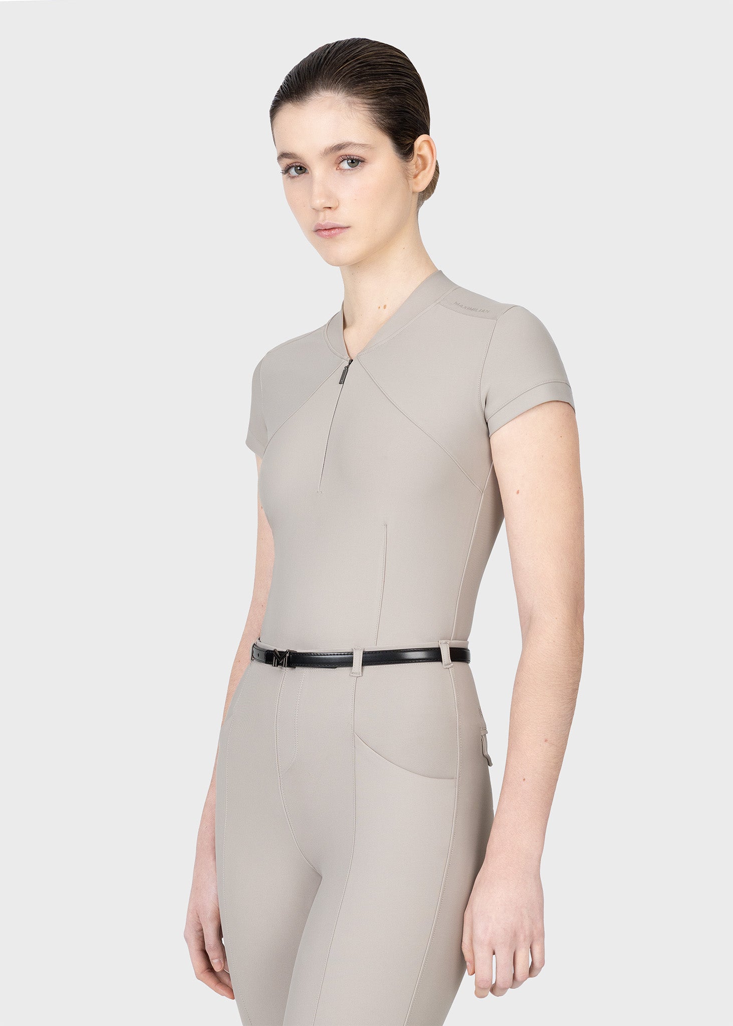 Velya Short Sleeve Base Layer - Soft Taupe