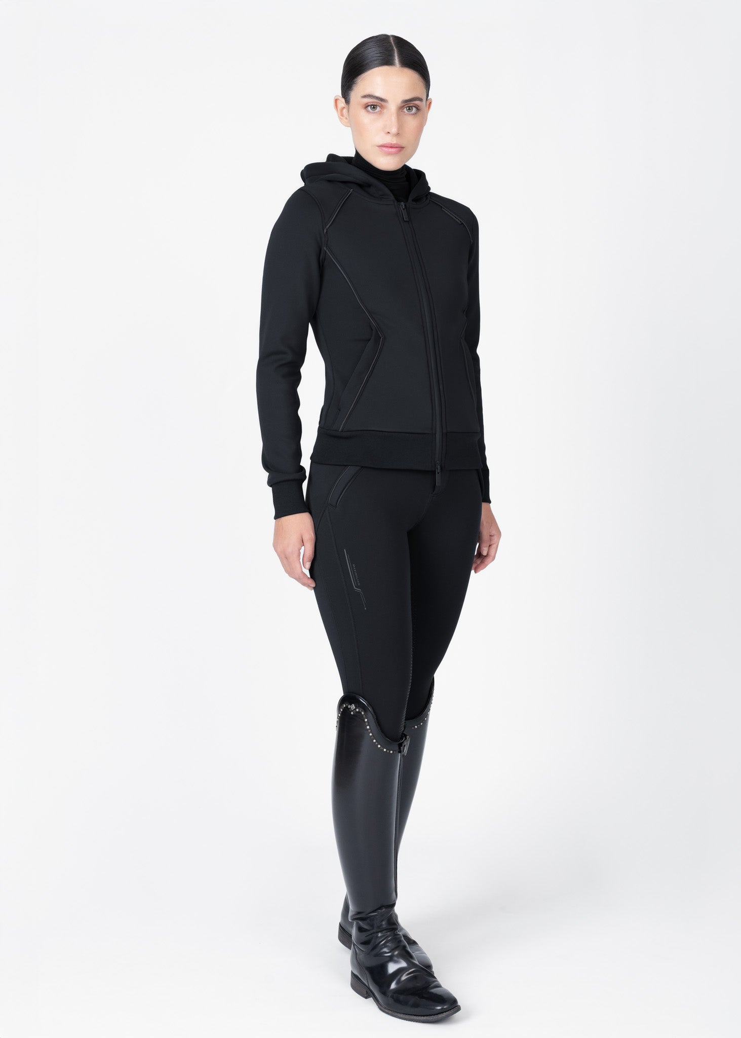 Arctic Zip Hoodie - Black