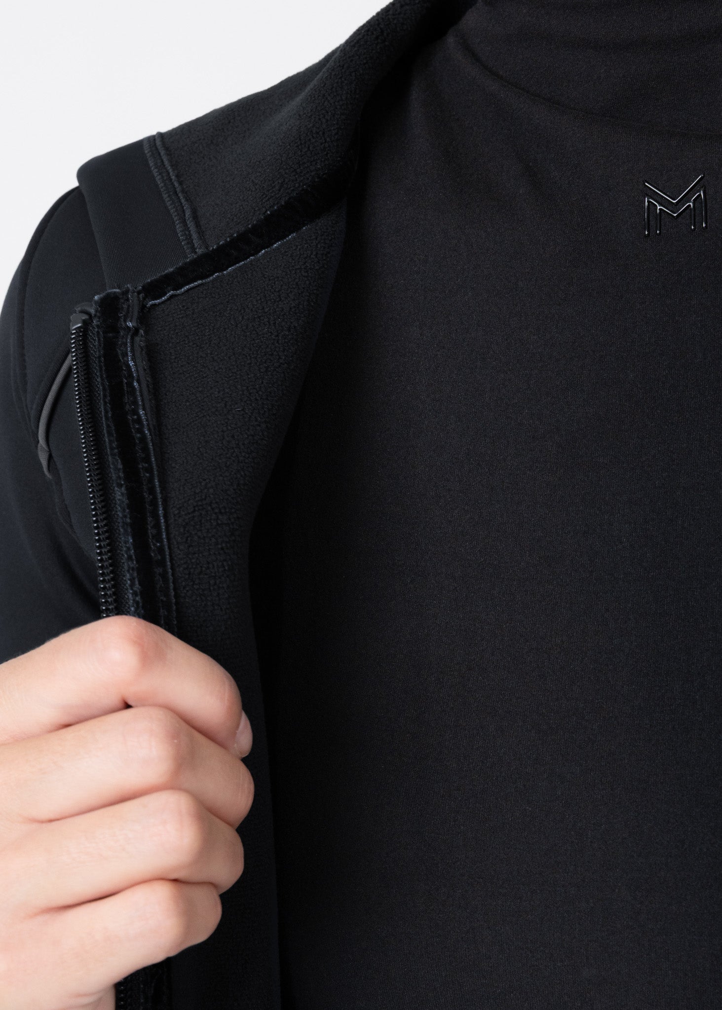 Arctic Zip Hoodie - Black