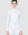 Aveen Long Sleeve Show Shirt - White
