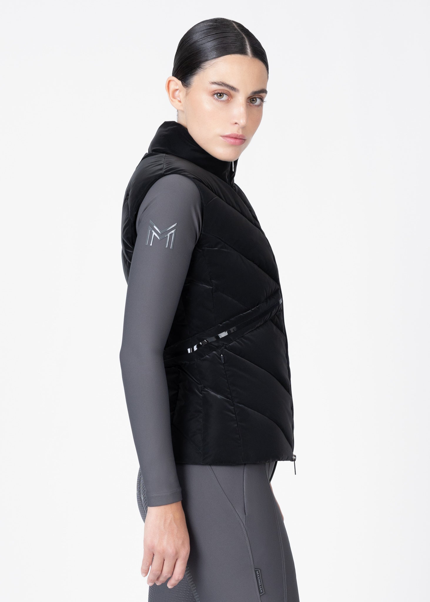Astro Puffer Vest - Black