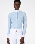 Long Sleeve Aira Show Shirt - Aqua