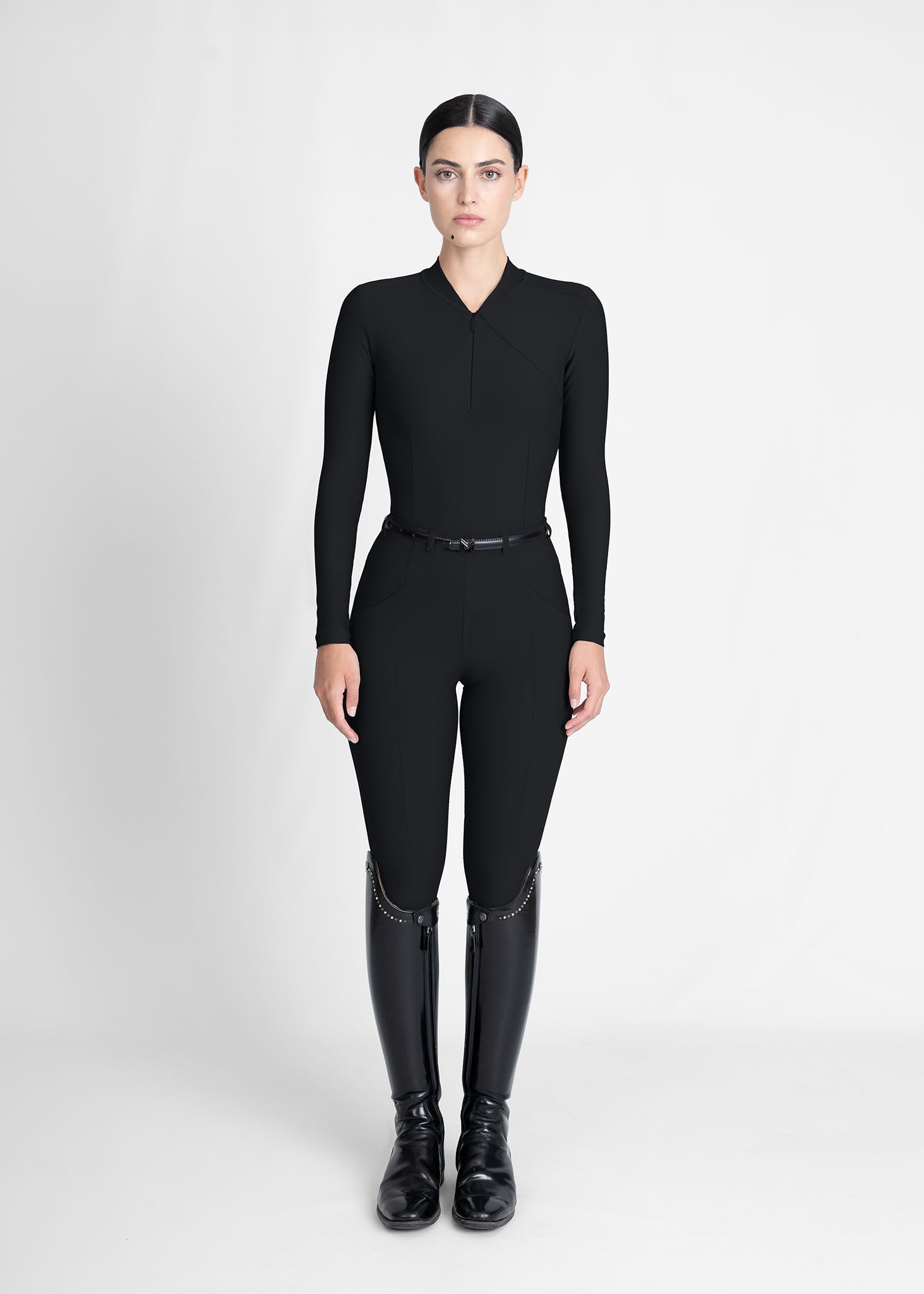 Velya Long Sleeve Base Layer - Black
