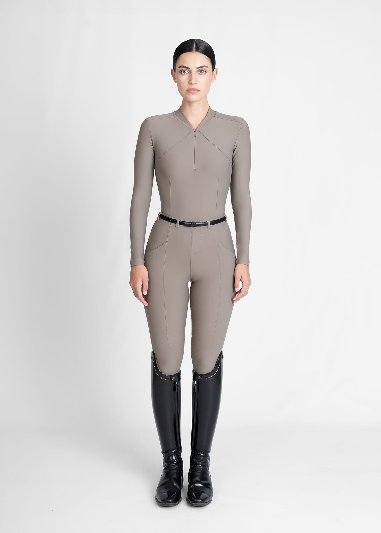 Velya Long Sleeve Base Layer - Taupe