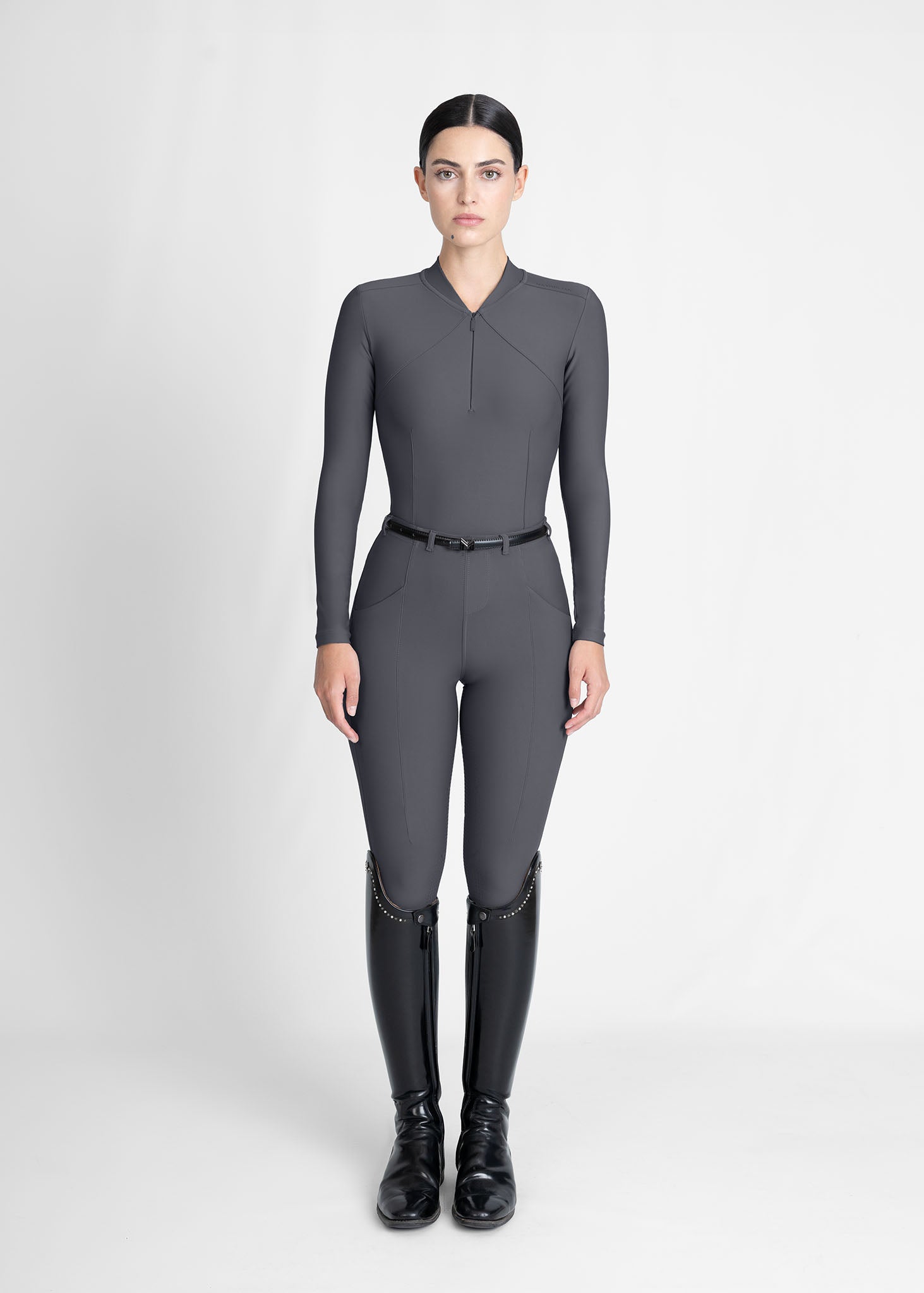Velya Long Sleeve Base Layer - Graphite