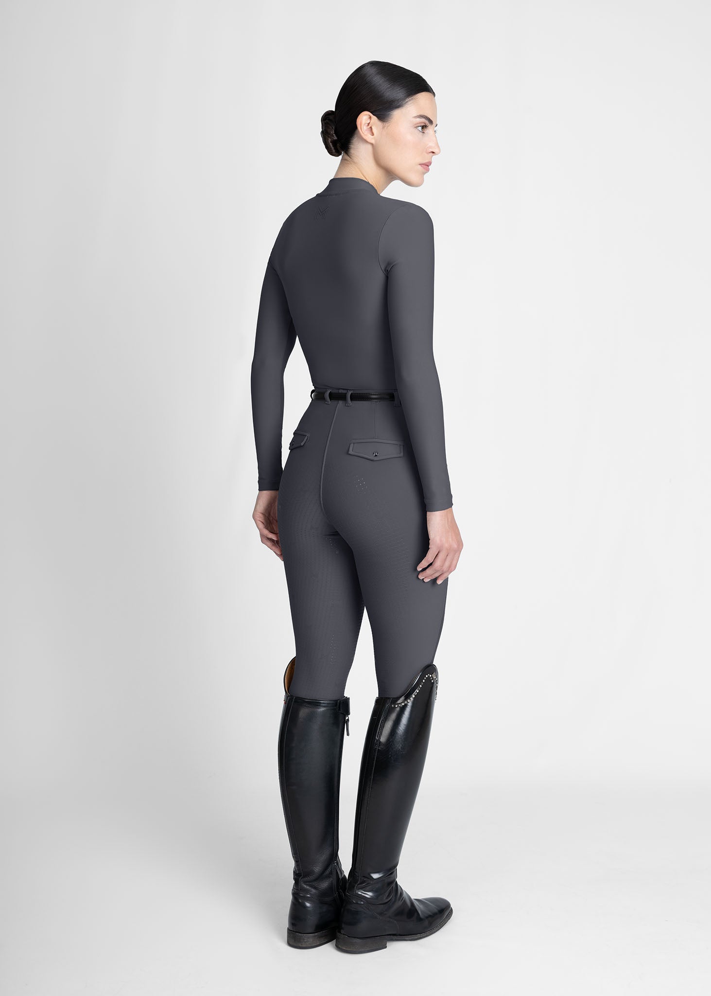 Velya Long Sleeve Base Layer - Graphite