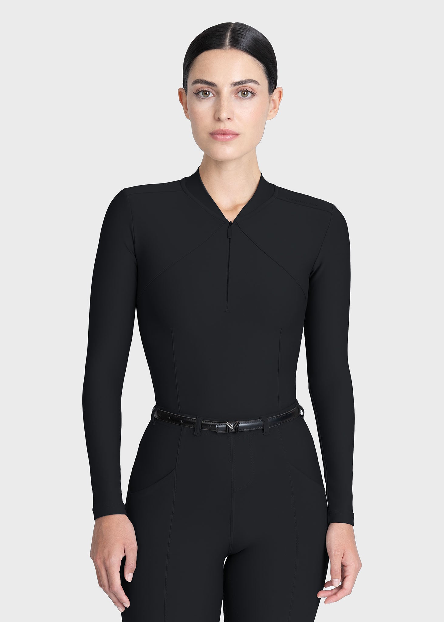 Velya Long Sleeve Base Layer - Black