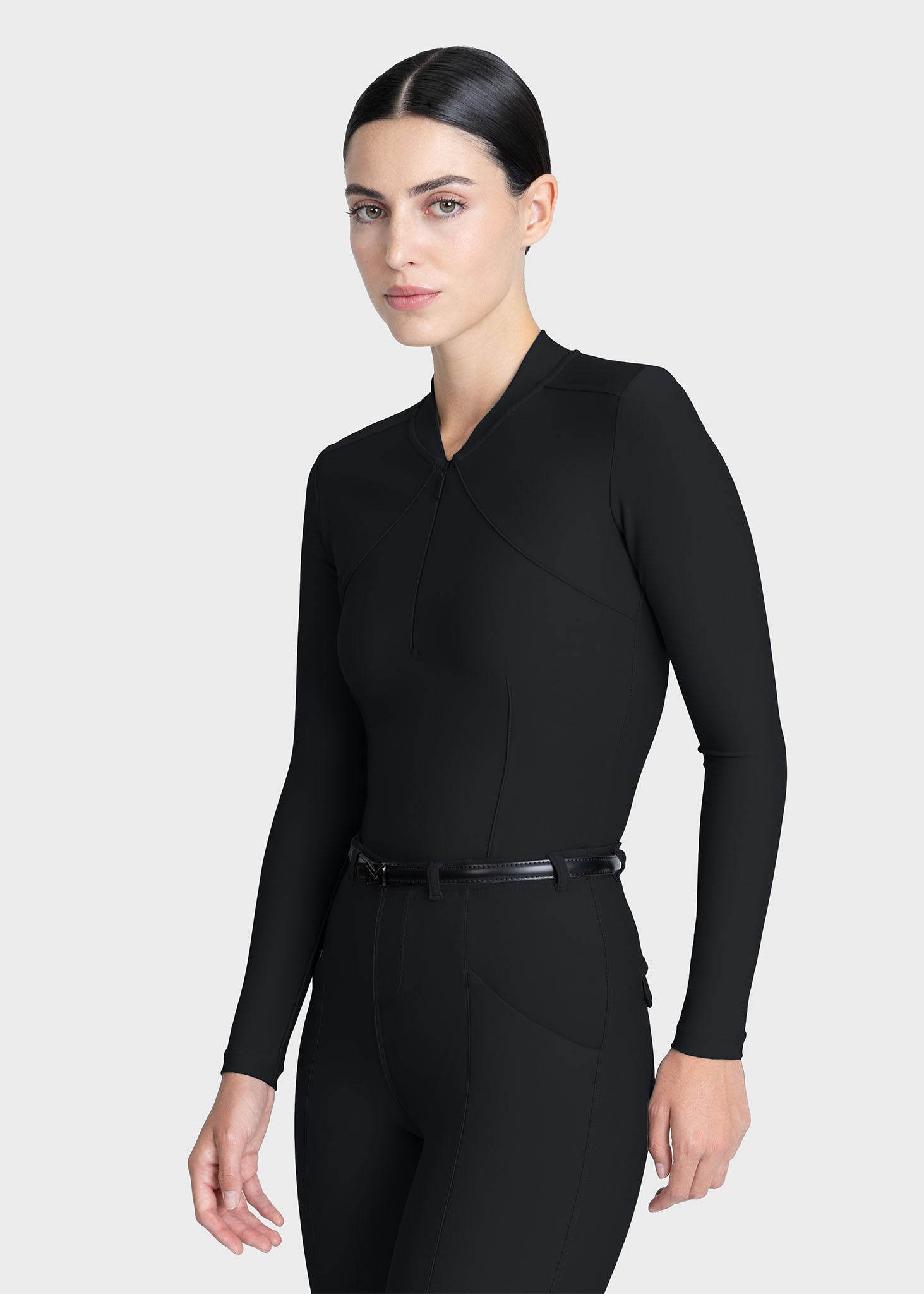 Velya Long Sleeve Base Layer - Black