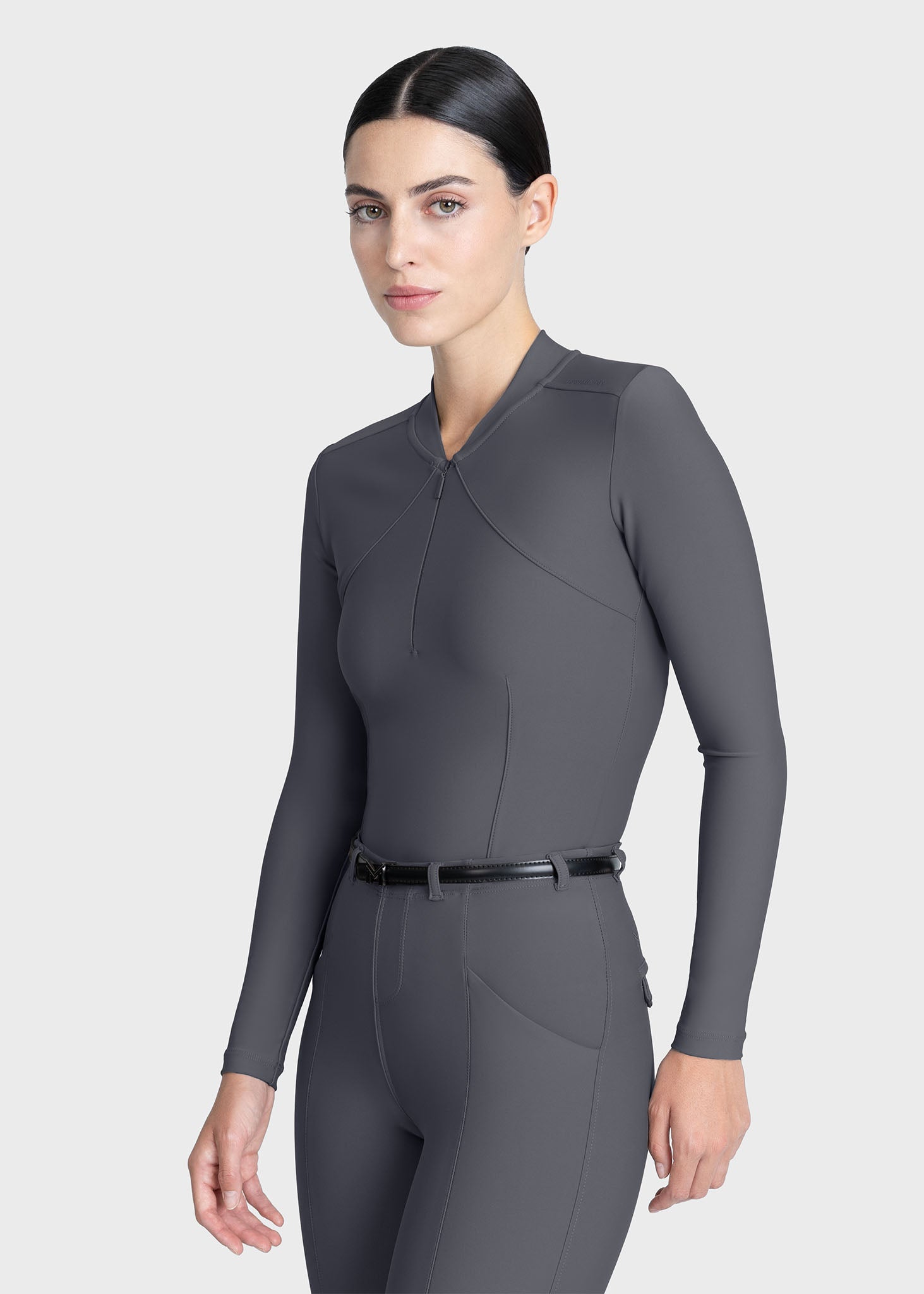 Velya Long Sleeve Base Layer - Graphite