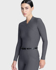 Velya Long Sleeve Base Layer - Graphite