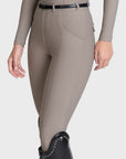 Velya Riding Leggings & Belt - Taupe