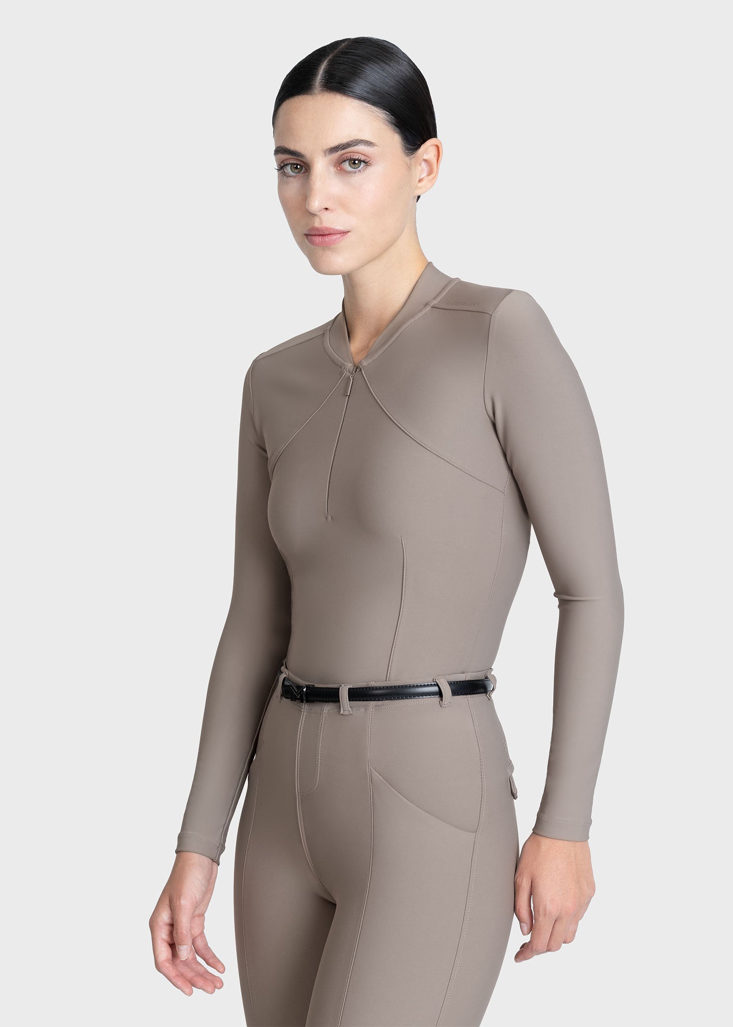 Velya Long Sleeve Base Layer - Taupe