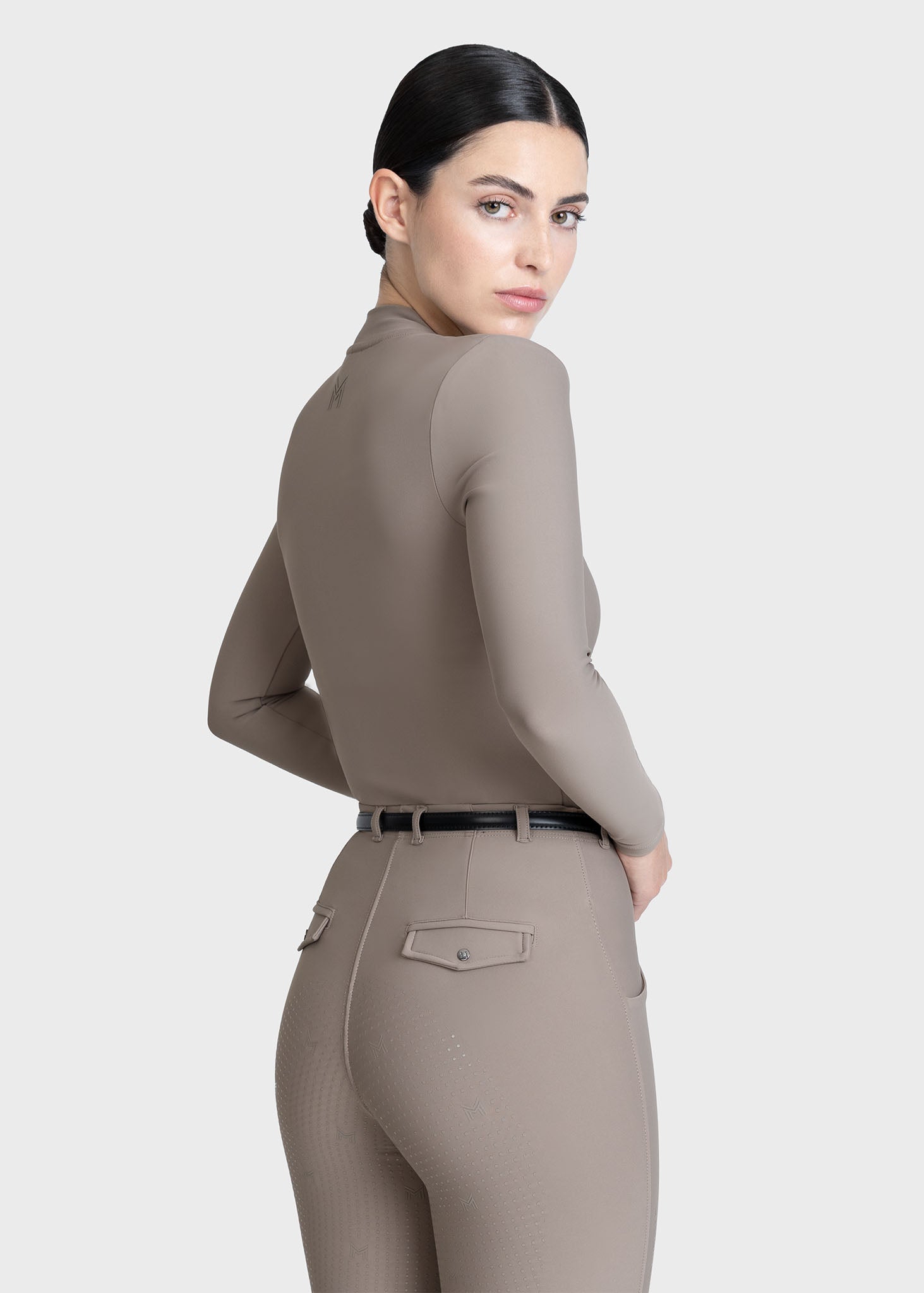 Velya Long Sleeve Base Layer - Taupe