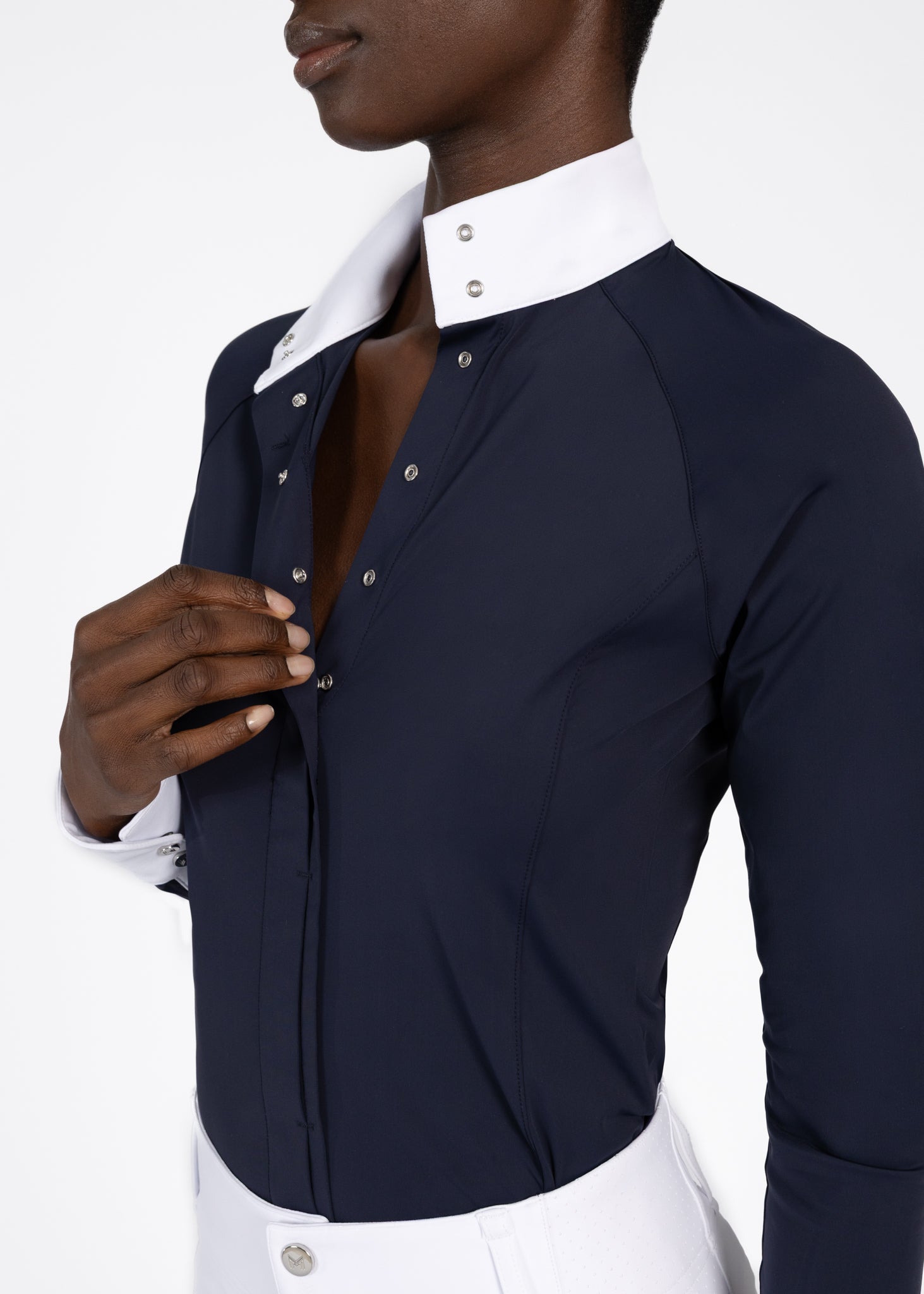 Long Sleeve Aira Show Shirt - Navy