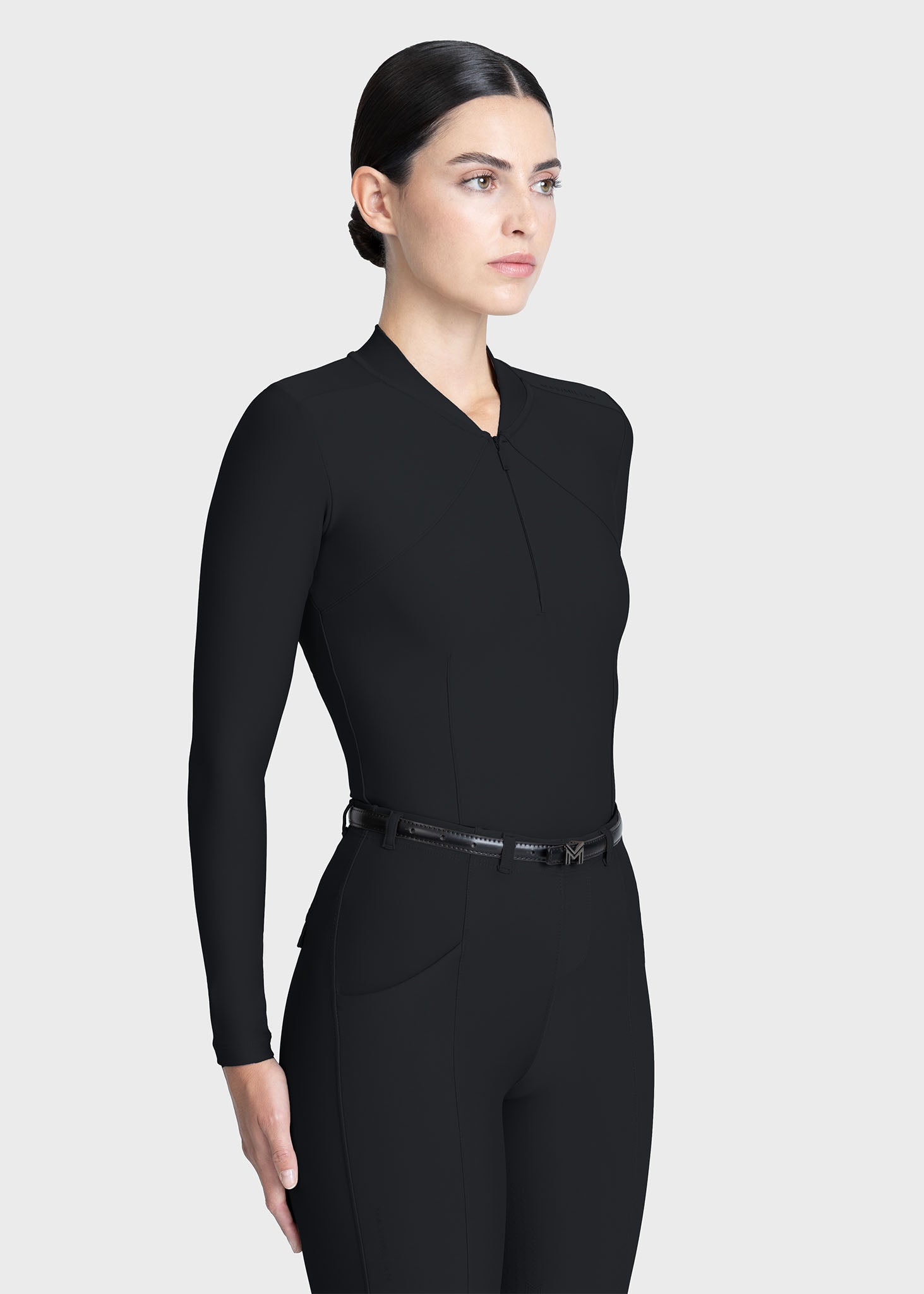 Velya Long Sleeve Base Layer - Black