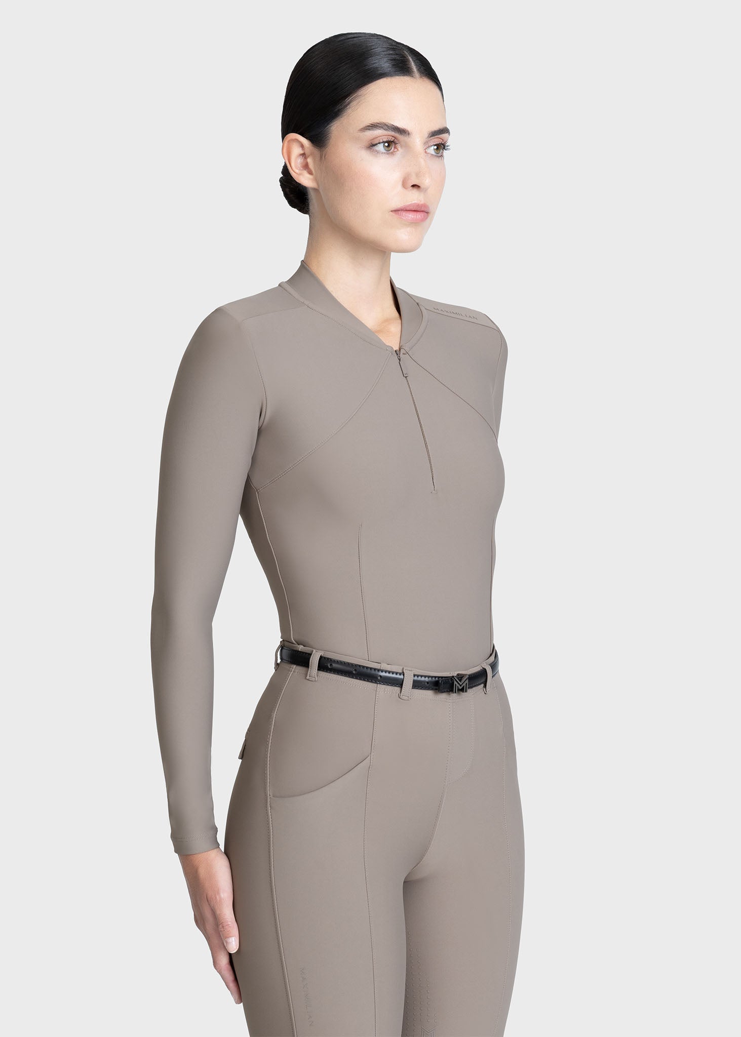 Velya Long Sleeve Base Layer - Taupe