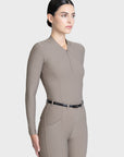Velya Long Sleeve Base Layer - Taupe