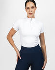 Short Sleeve Frame Base Layer - White