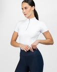 Short Sleeve Frame Base Layer - White