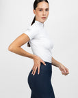 Short Sleeve Frame Base Layer - White