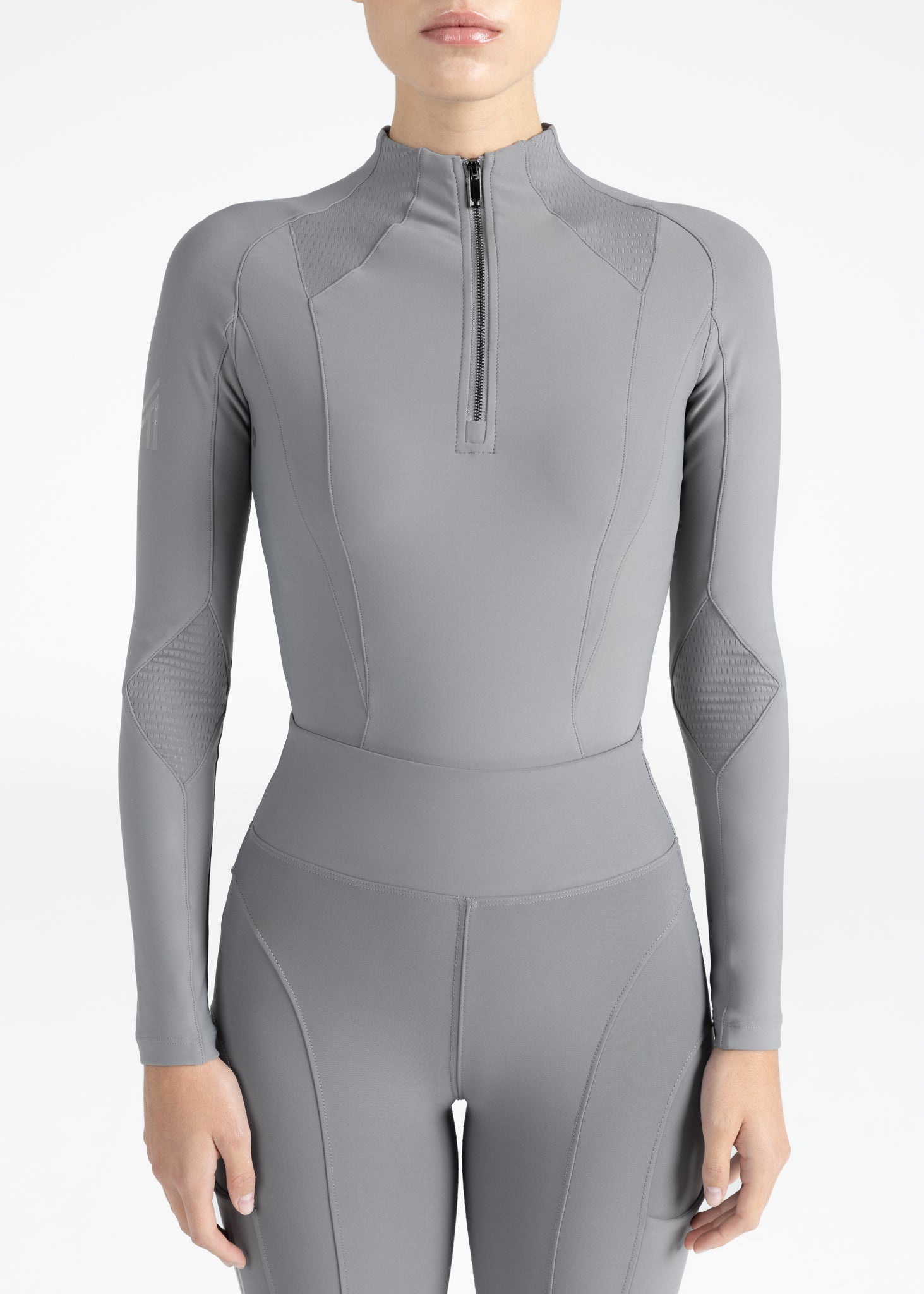 Long Sleeve Frame Base Layer - Titanium