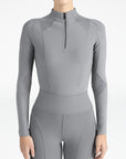 Long Sleeve Frame Base Layer - Titanium