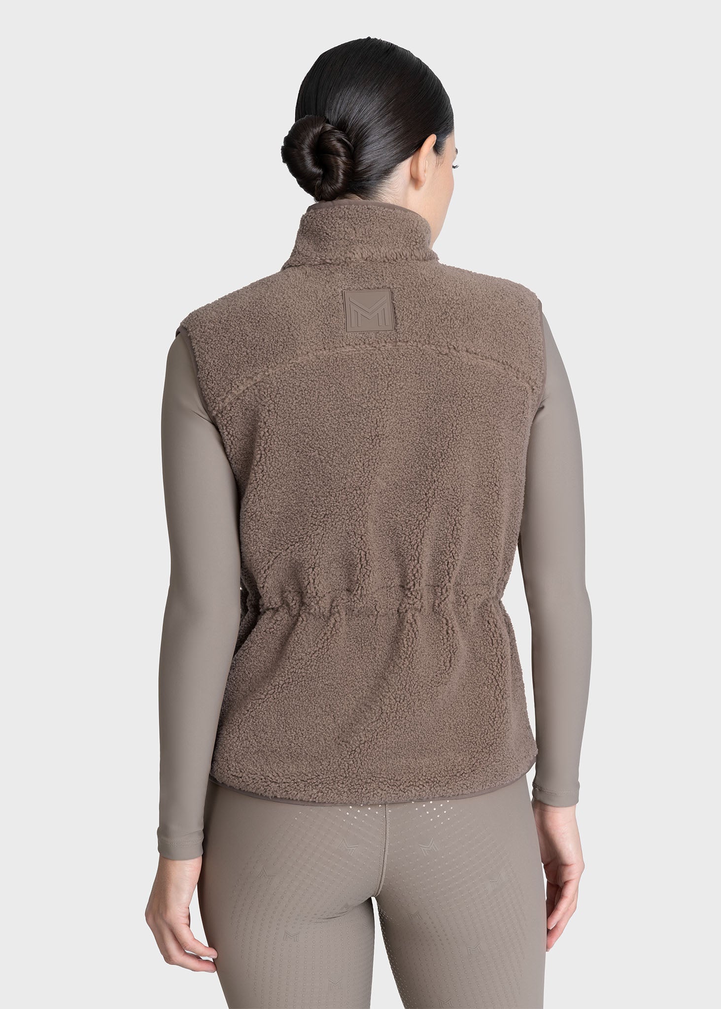 Sherpa Teddy Vest - Taupe