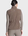 Sherpa Teddy Vest - Taupe