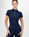 Short Sleeve Frame Base Layer - Navy