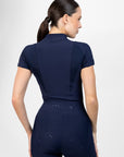 Short Sleeve Frame Base Layer - Navy