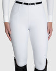 Velya Riding Leggings & Belt - White