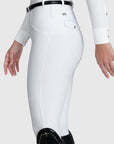 Velya Riding Leggings & Belt - White