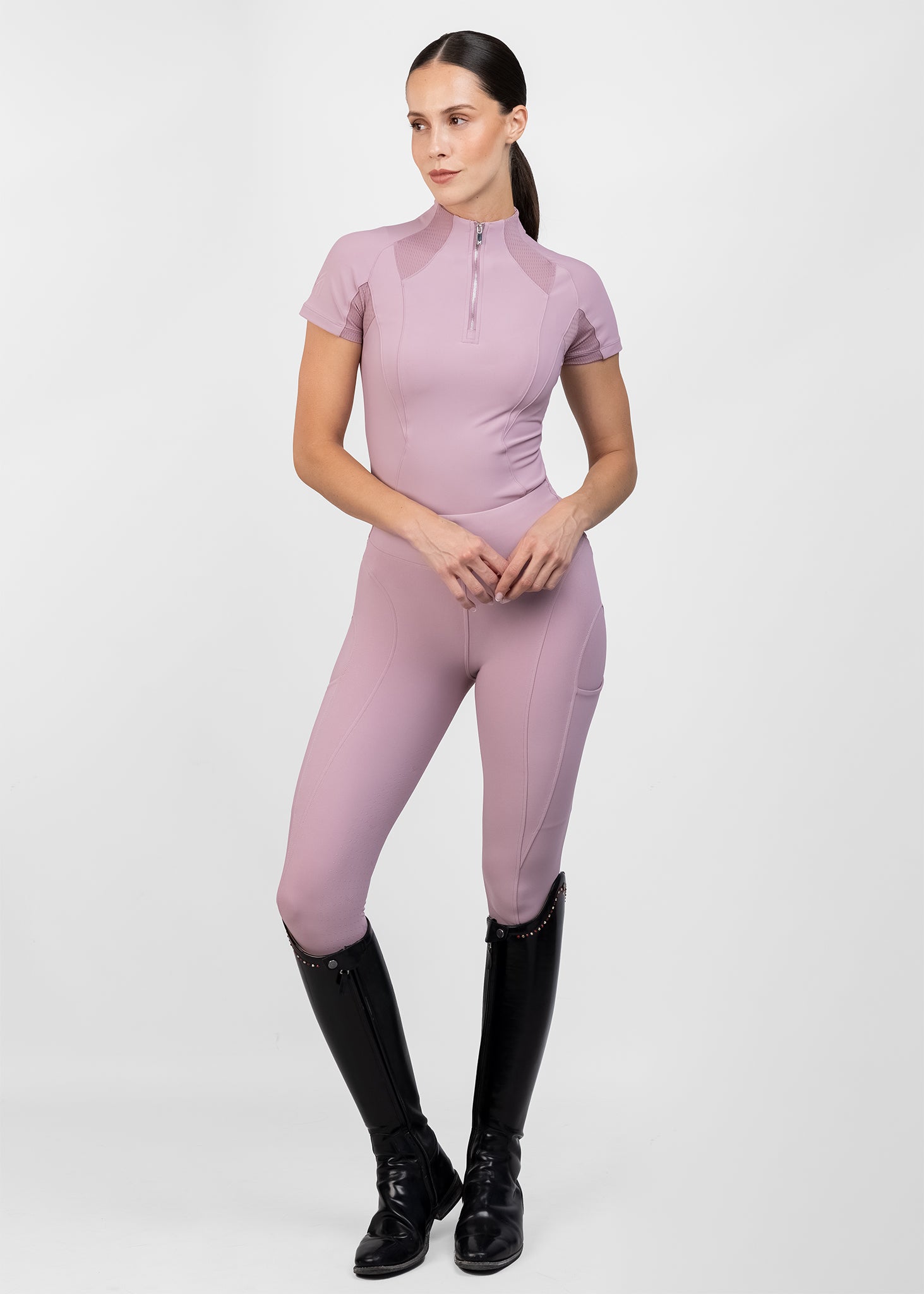 Short Sleeve Frame Base Layer - Mauve