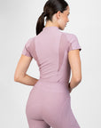 Short Sleeve Frame Base Layer - Mauve