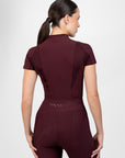 Short Sleeve Frame Base Layer - Burgundy