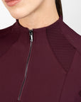 Short Sleeve Frame Base Layer - Burgundy