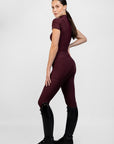 Short Sleeve Frame Base Layer - Burgundy