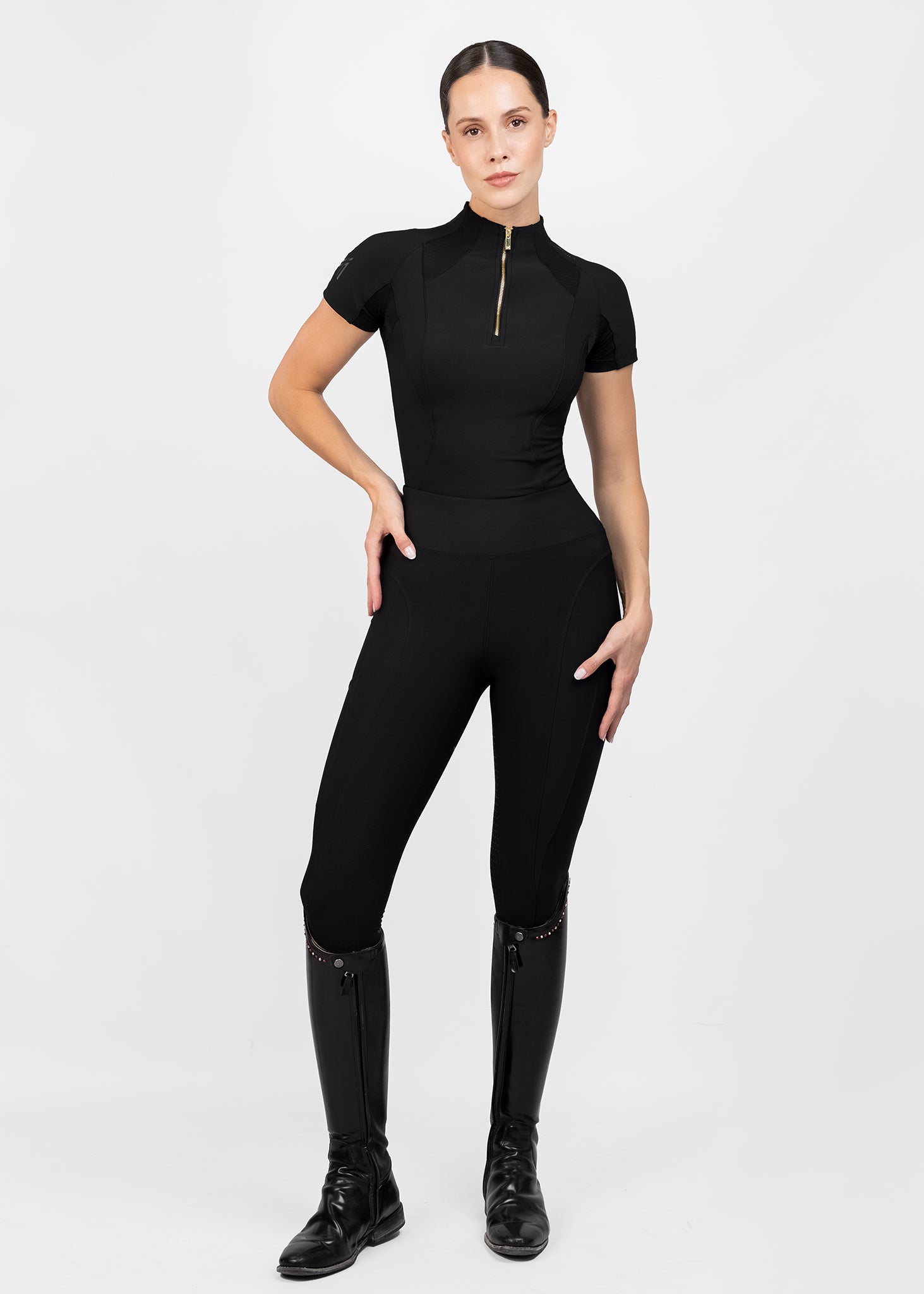 Short Sleeve Frame Base Layer - Black