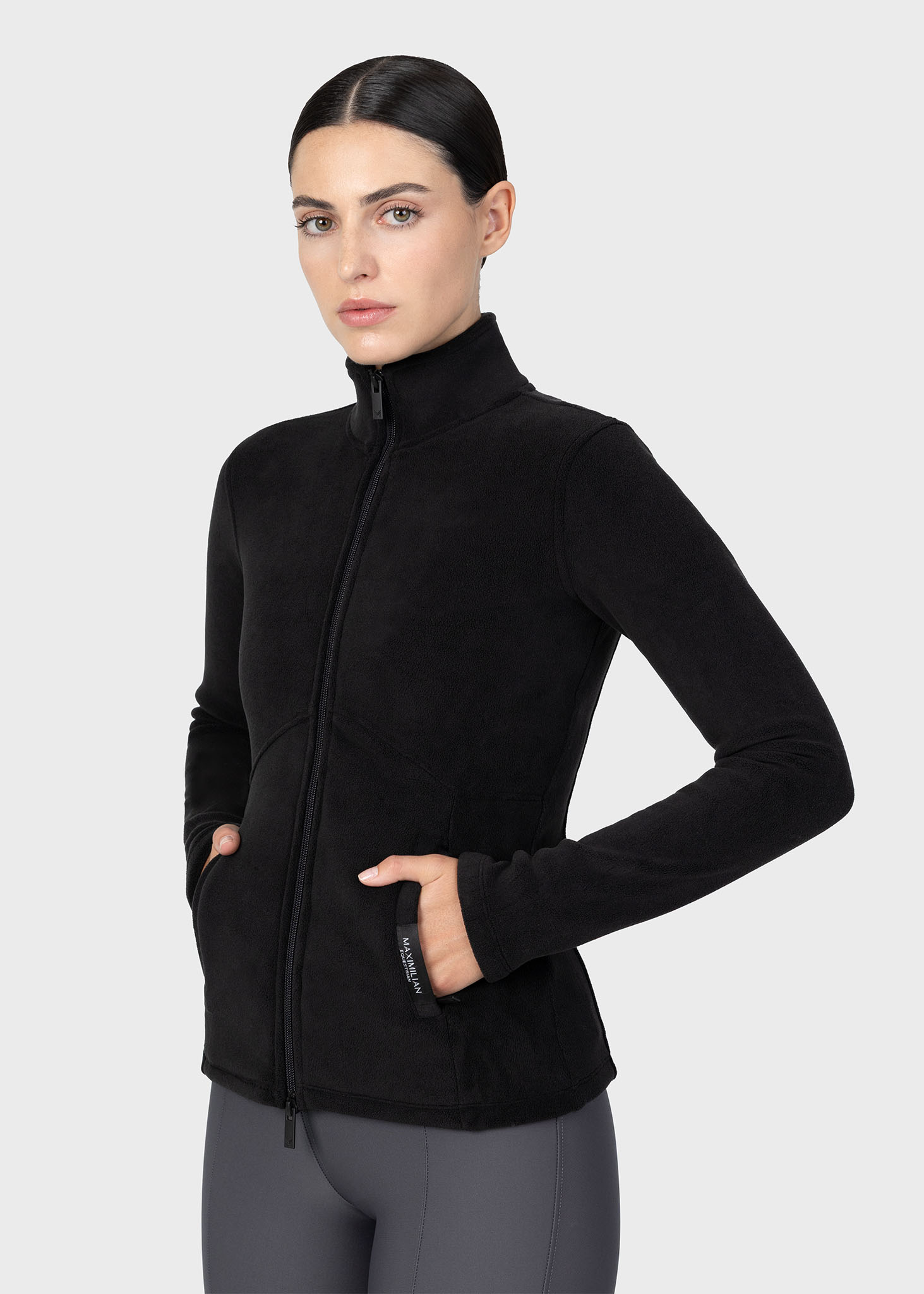 Veleda Fleeced Jacket - Black