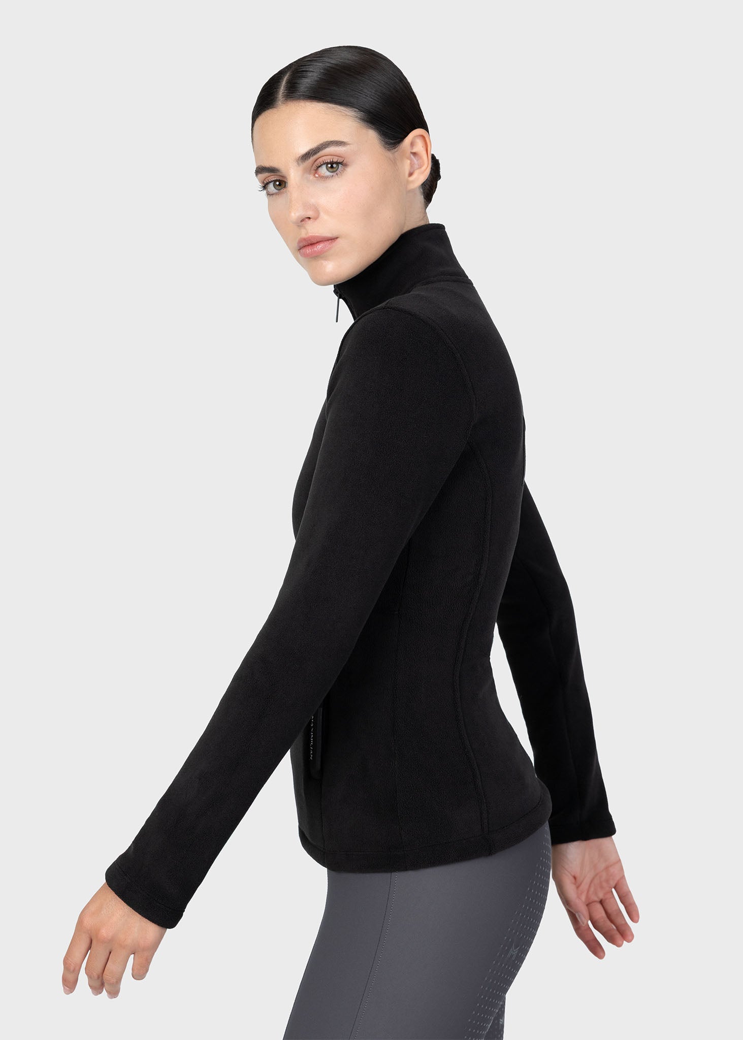 Veleda Fleeced Jacket - Black