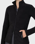 Veleda Fleeced Jacket - Black