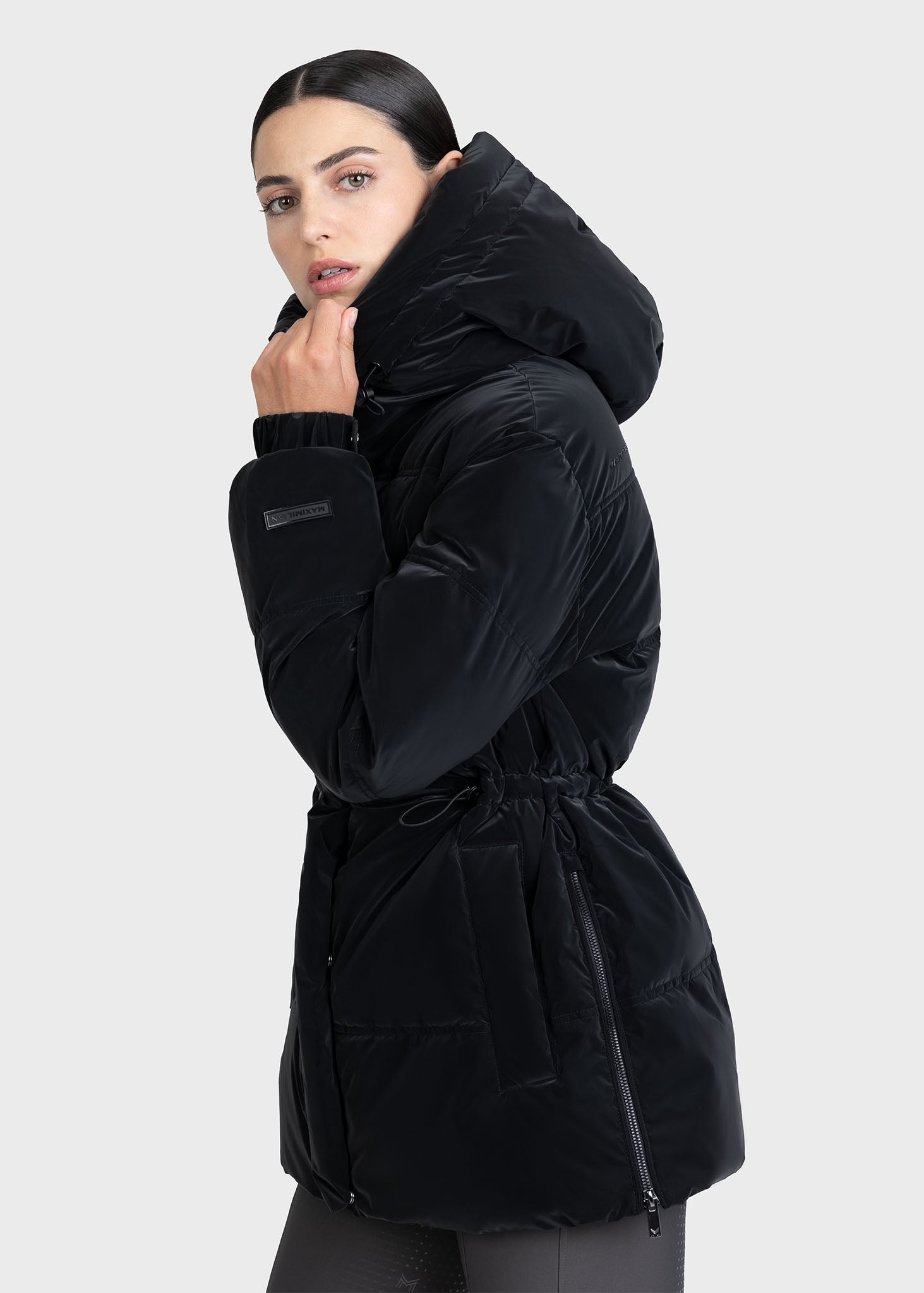 Aspen Puffer Jacket - Black