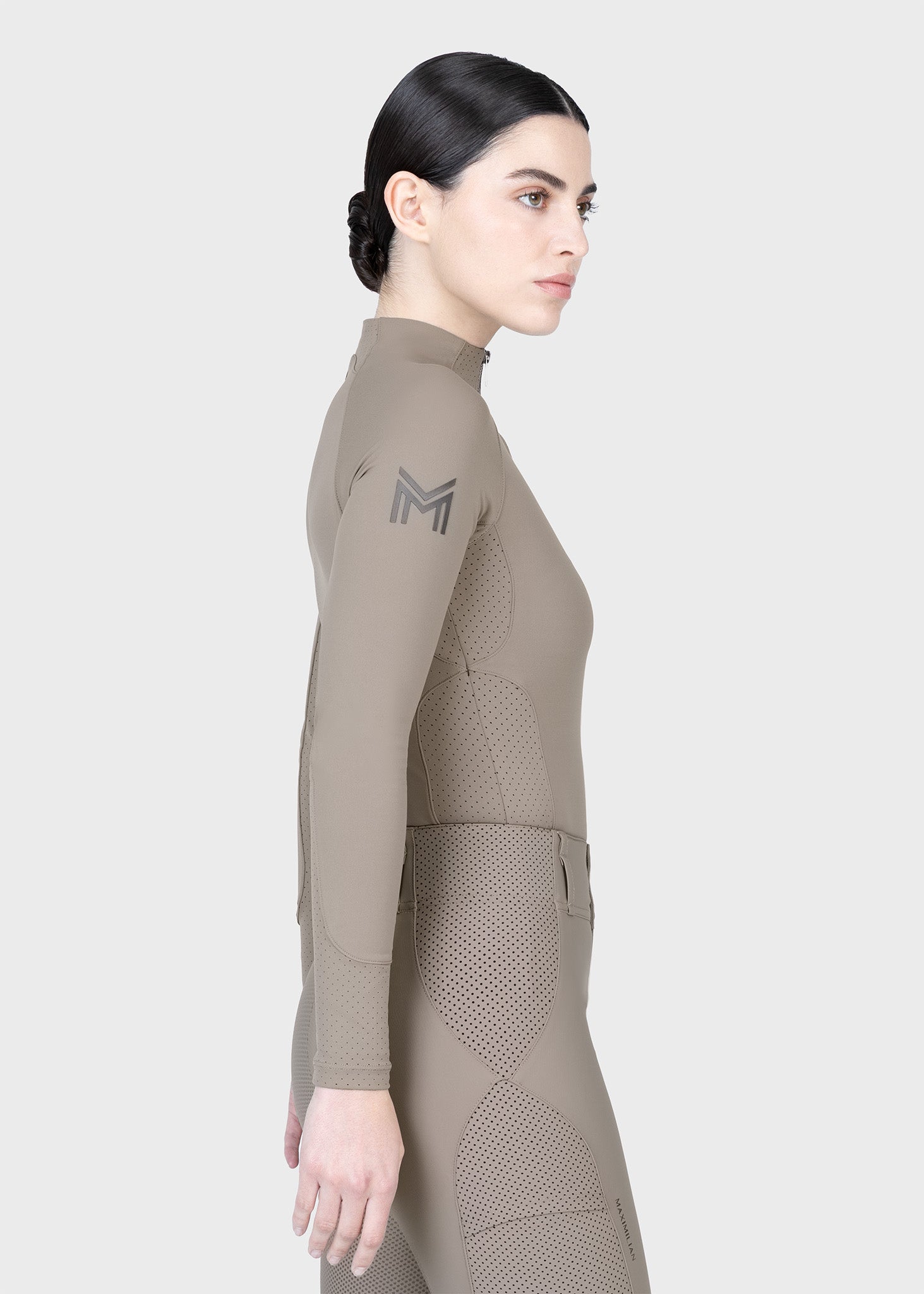 Long Sleeve Aero Base Layer - Taupe