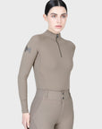 Long Sleeve Aero Base Layer - Taupe