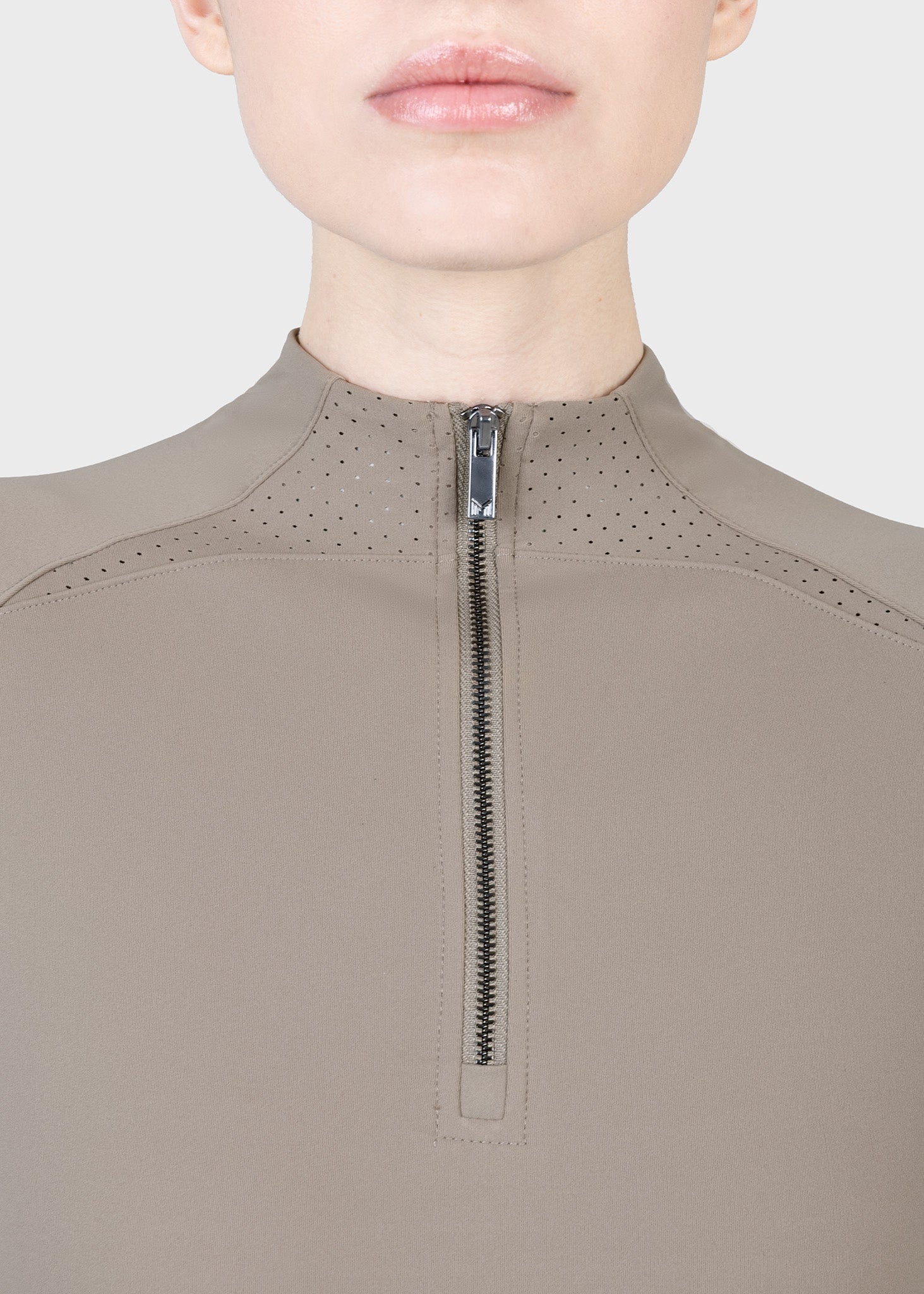 Long Sleeve Aero Base Layer - Taupe