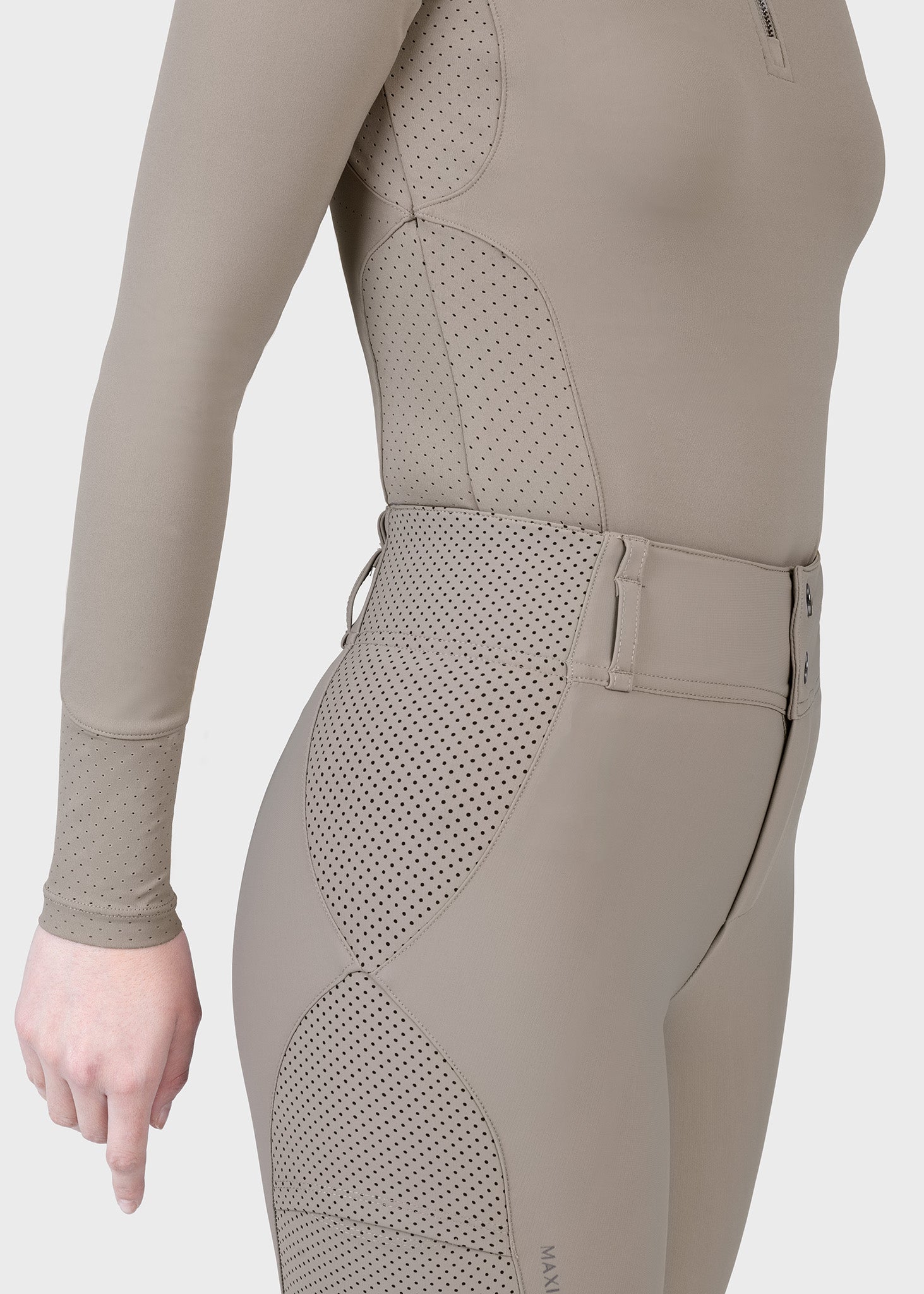 Long Sleeve Aero Base Layer - Taupe