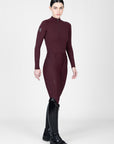 Long Sleeve Aero Base Layer - Burgundy