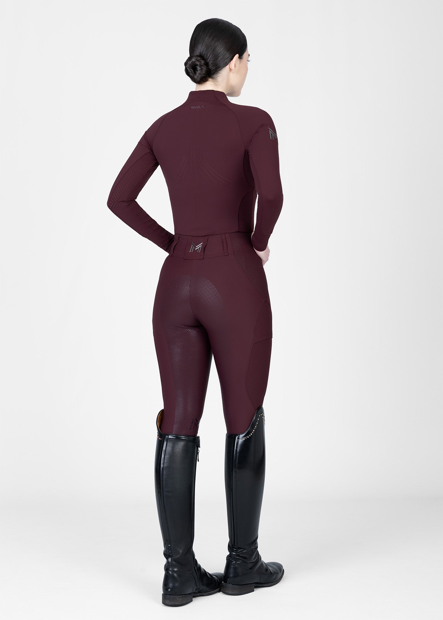 Long Sleeve Aero Base Layer - Burgundy