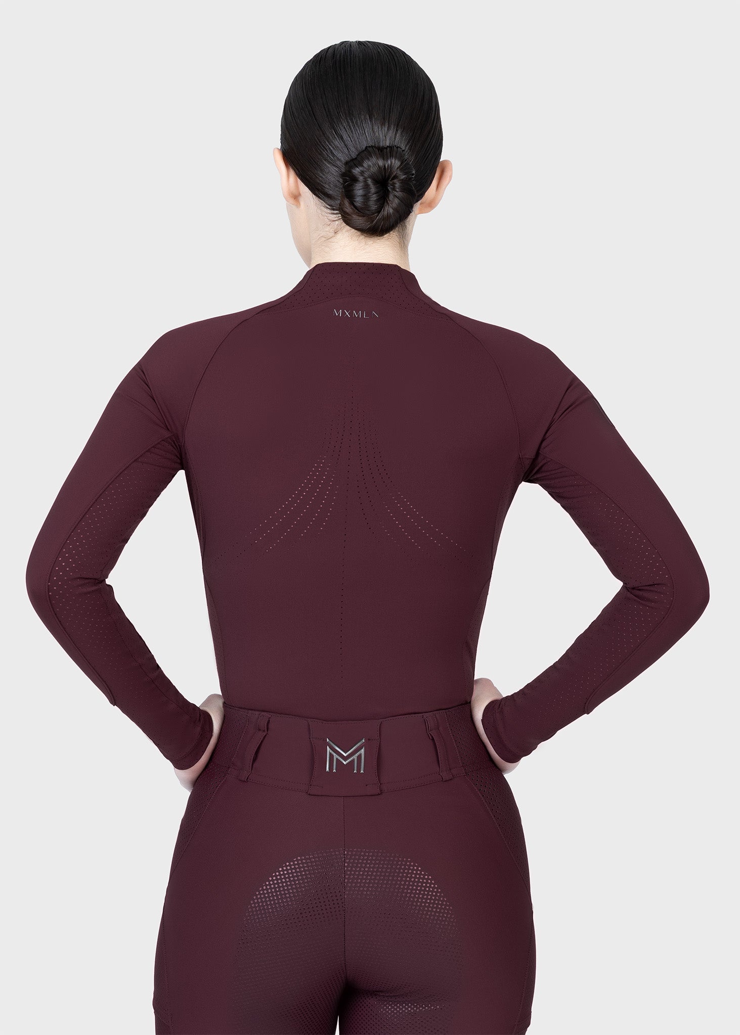 Long Sleeve Aero Base Layer - Burgundy