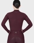 Long Sleeve Aero Base Layer - Burgundy